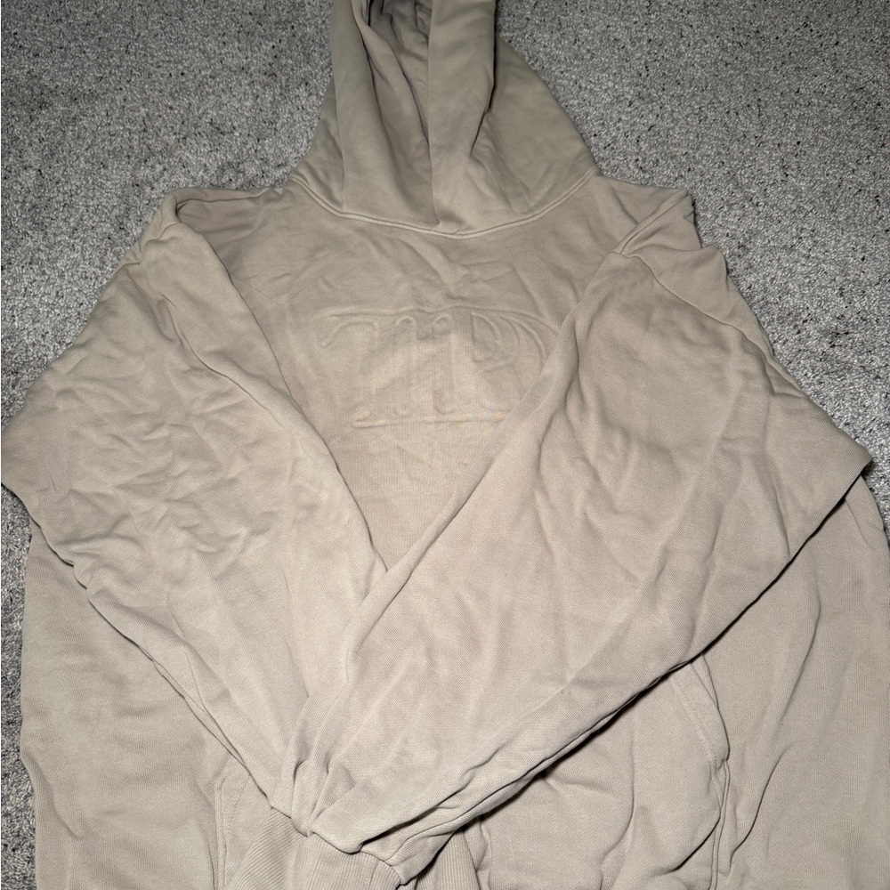 Taylor Swift TTPD Beige Hooded Sweatshirt